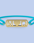 Pulsera de iniciales con corazón