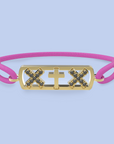 Pulsera cruz diamante negro de Ámsterdam