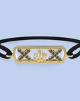 Pulsera Amsterdam zwarte diamant allah