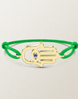 Pulsera de zafiro Hamsa