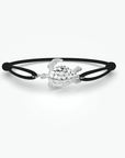 schildpad armband | Zilver