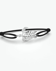 schildpad armband | Zilver