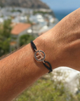 Chai schwarzes Diamantarmband