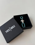 schildpad armband | Zilver