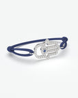 Braccialetto Hamsa zaffiro