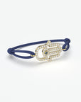Braccialetto Hamsa zaffiro