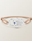 Pulsera de zafiro Hamsa