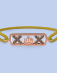 Pulsera Amsterdam zwarte diamant allah