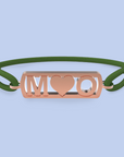 Pulsera de iniciales con corazón