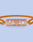 Pulsera de iniciales con corazón