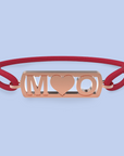 Pulsera de iniciales con corazón