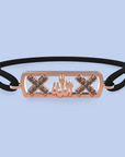 Pulsera Amsterdam zwarte diamant allah