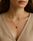 Heart with arrow necklace