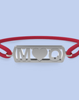 Pulsera de iniciales con corazón