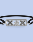 Pulsera Amsterdam zwarte diamant allah