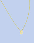 Collar de cadena con diamante
