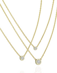 Cadena de diamante mediana