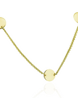 Collar de placas redondas