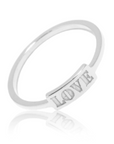 Love ring engraved