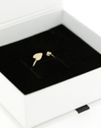 Hard ring with diamond