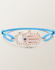 Hamsa diamond bracelet