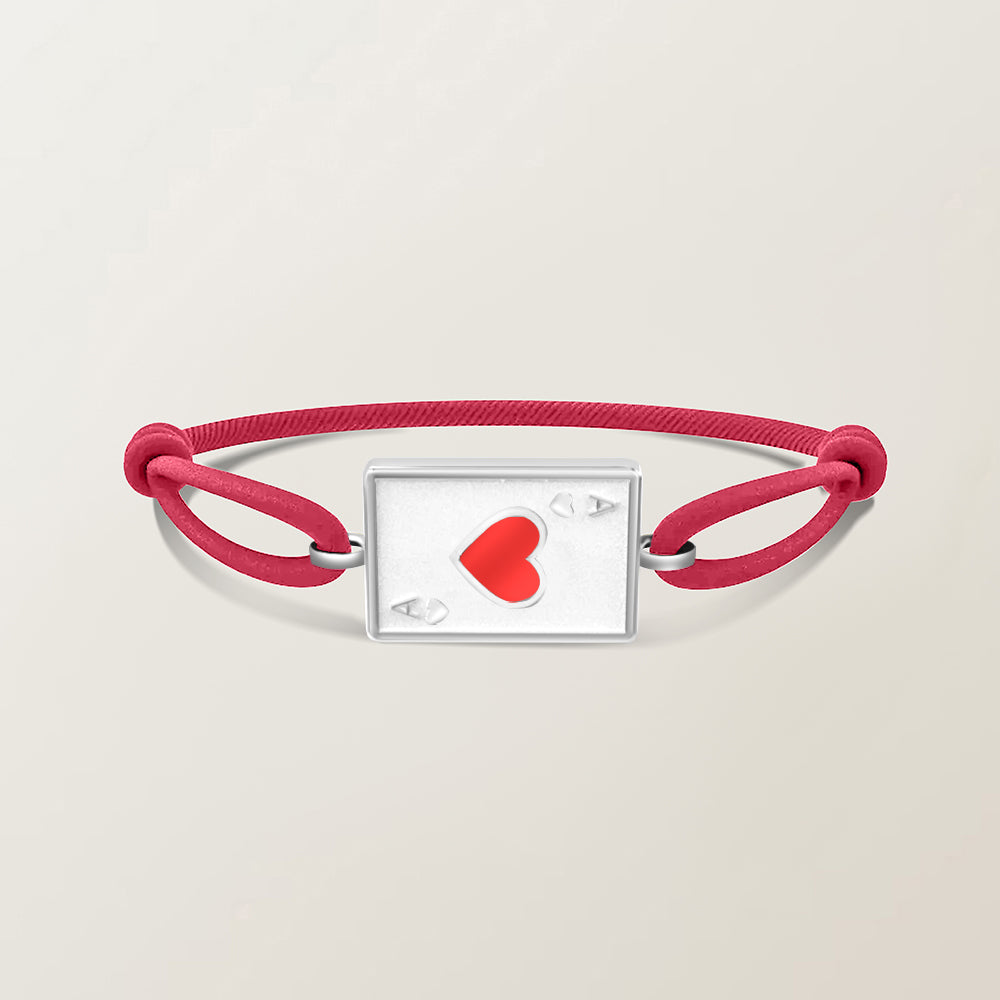 Playing card bracelet