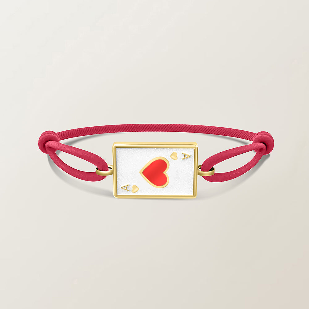 Playing card bracelet