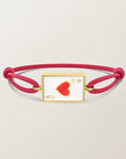 Playing card bracelet