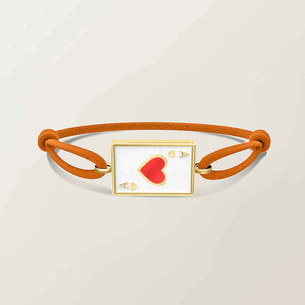 Playing card bracelet