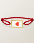 Playing card bracelet