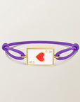 Playing card bracelet