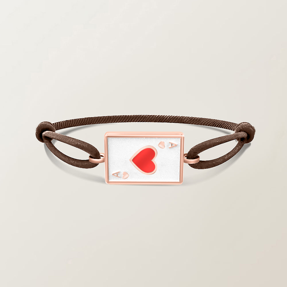 Playing card bracelet