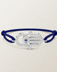 Hamsa diamond bracelet