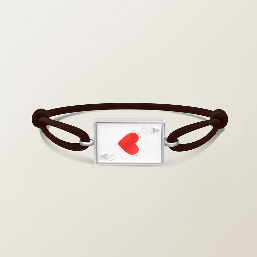 Playing card bracelet