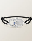 Hamsa diamond bracelet