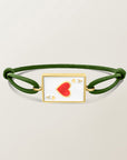 Playing card bracelet