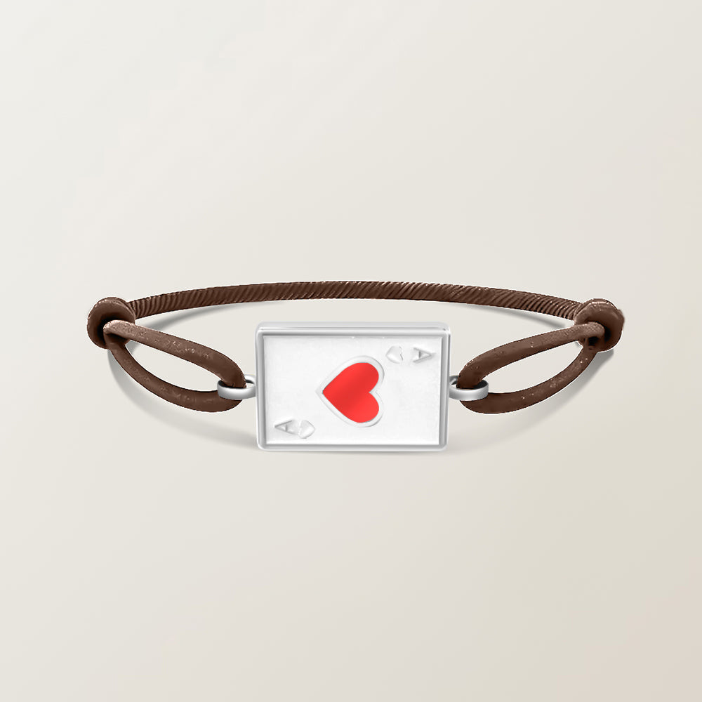 Playing card bracelet