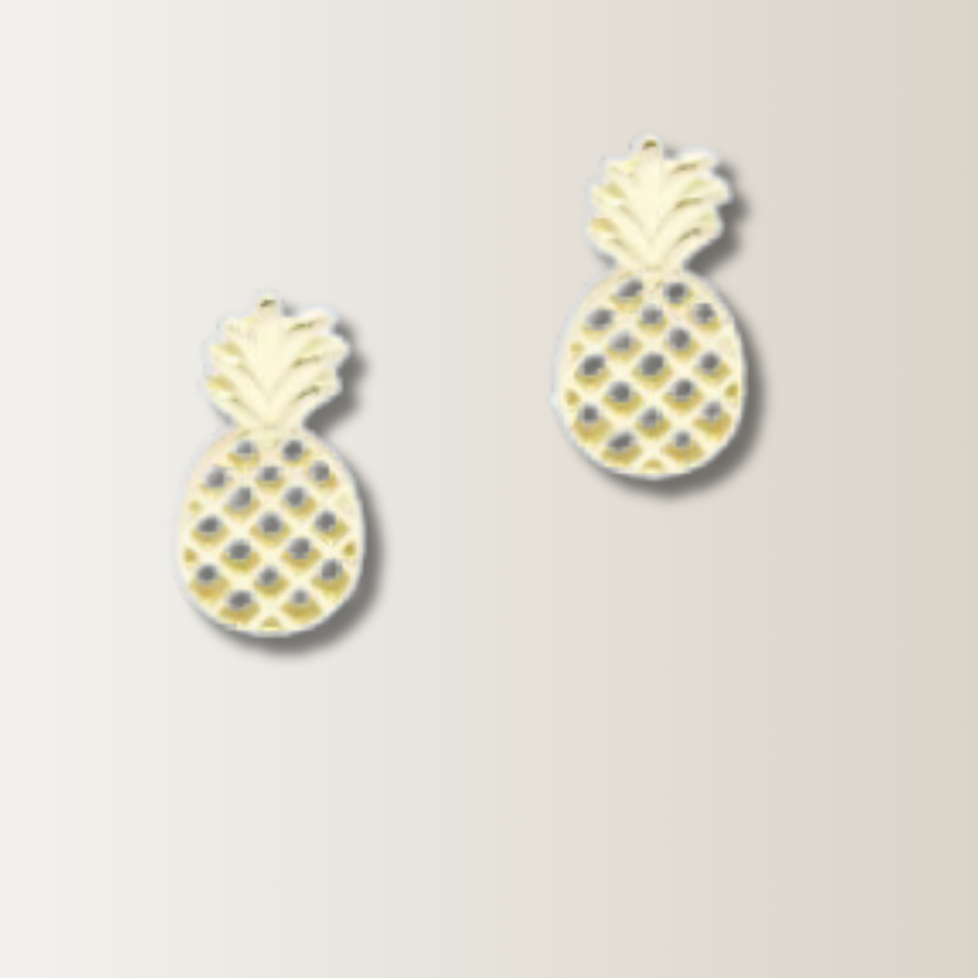 Ananas-Ohrstecker