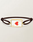 Playing card bracelet