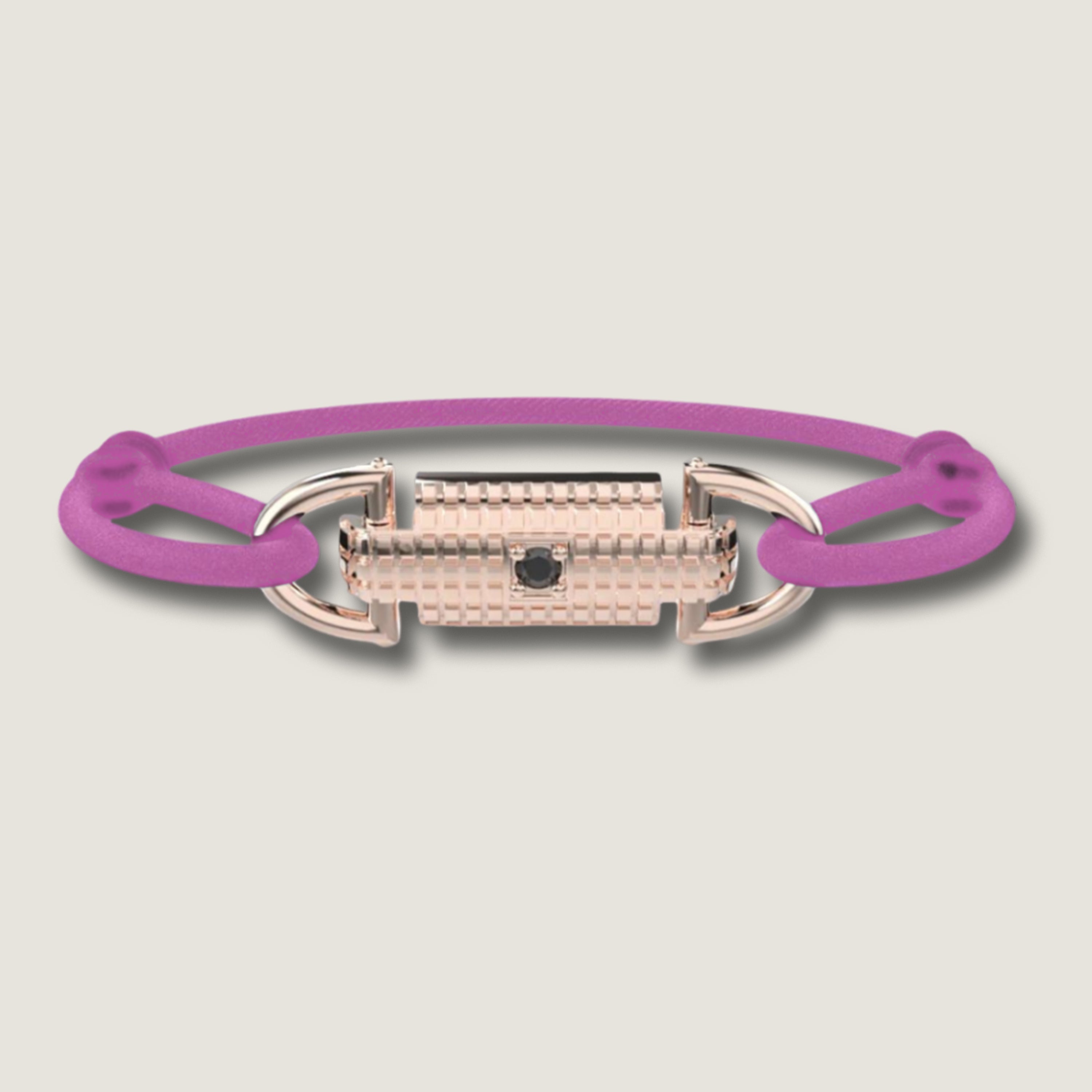 Apollo black diamond bracelet