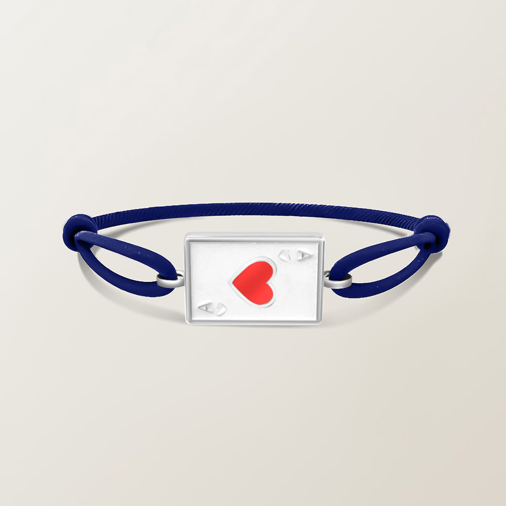Playing card bracelet
