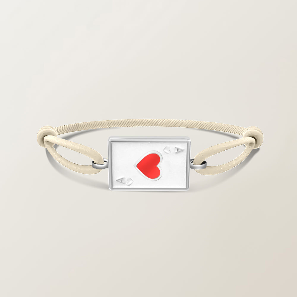 Playing card bracelet