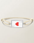 Playing card bracelet