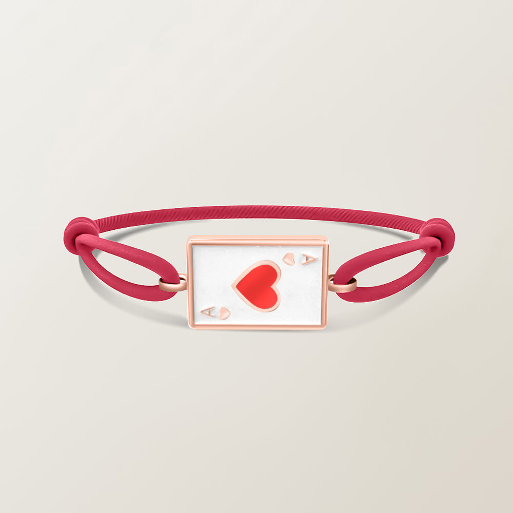 Playing card bracelet