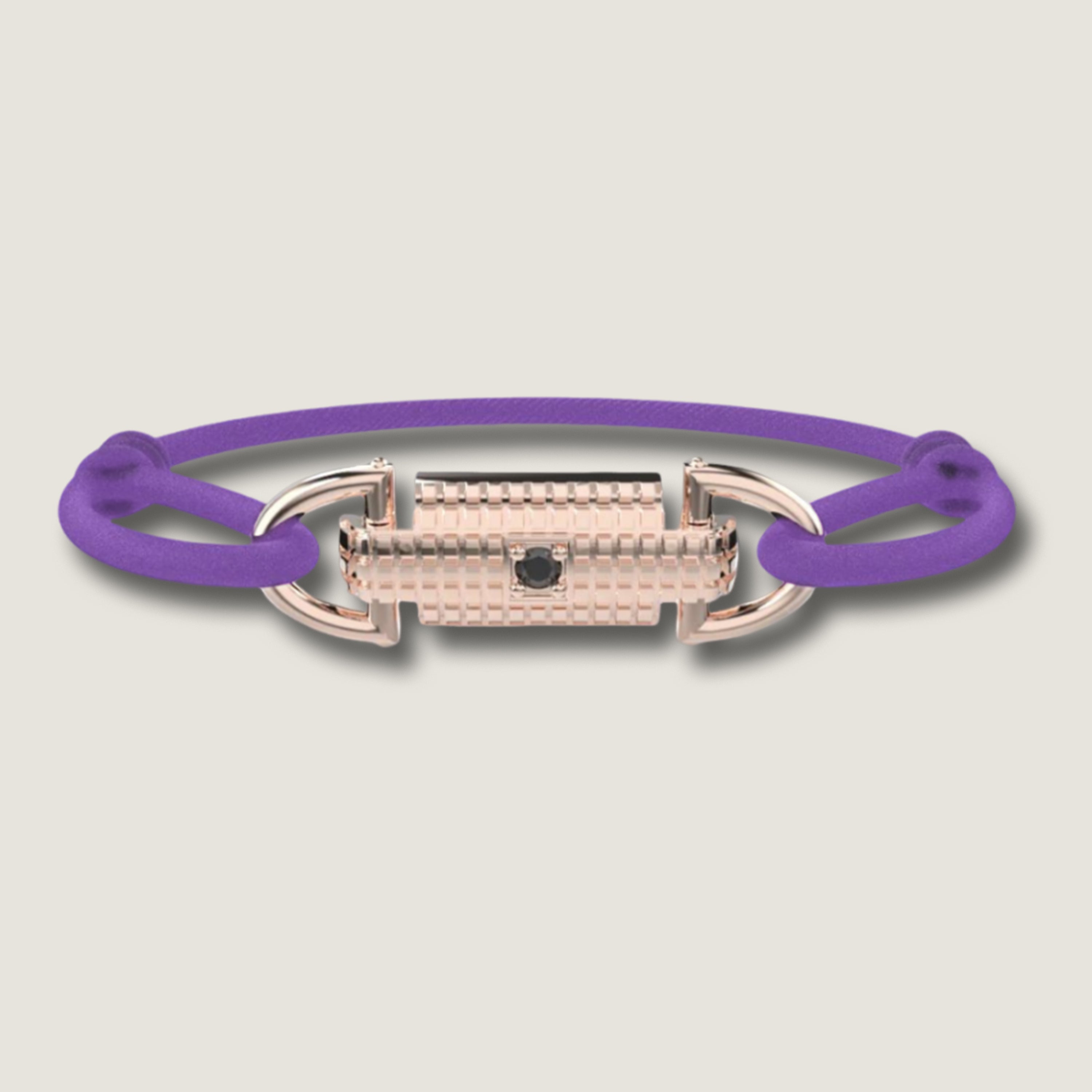 Apollo black diamond bracelet