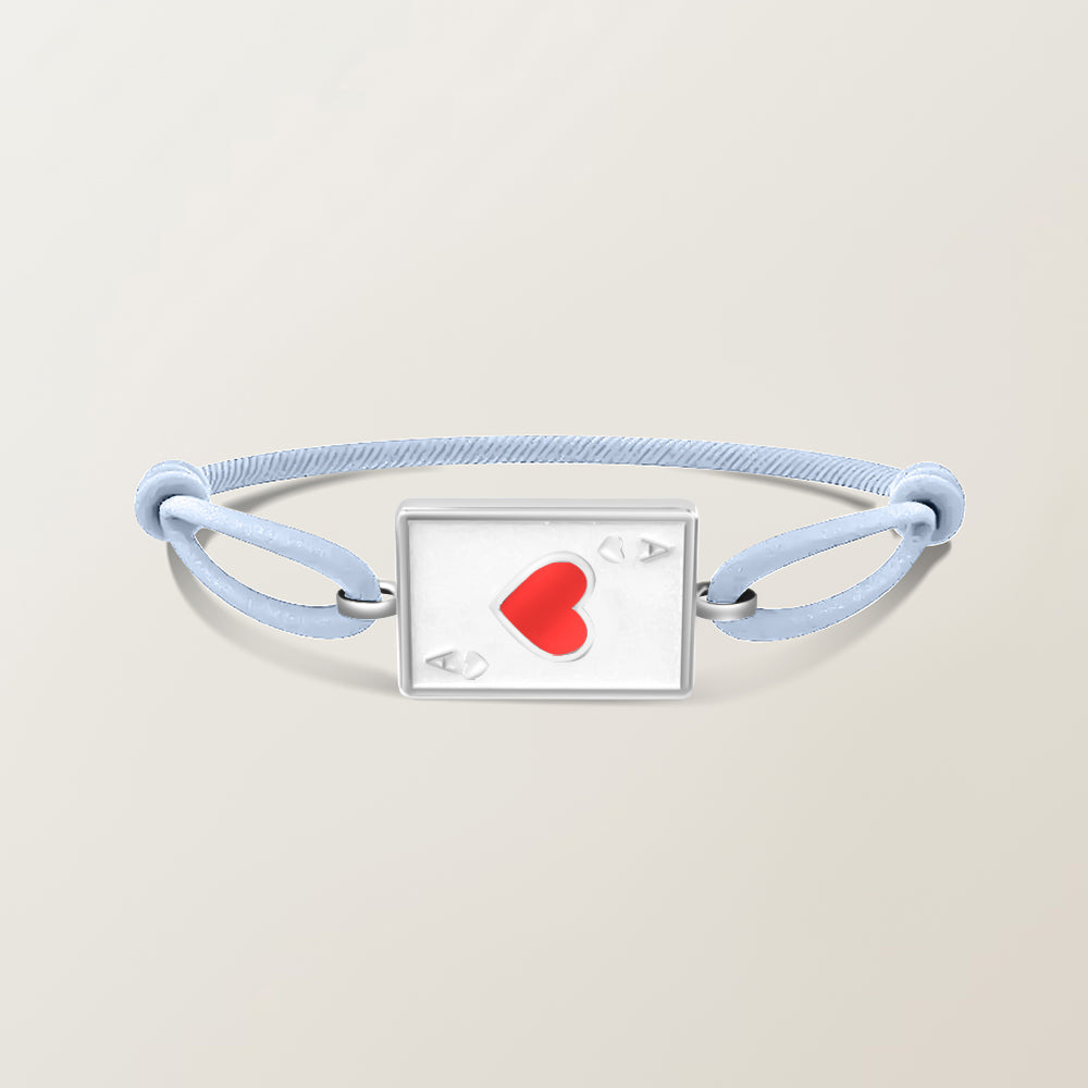 Playing card bracelet