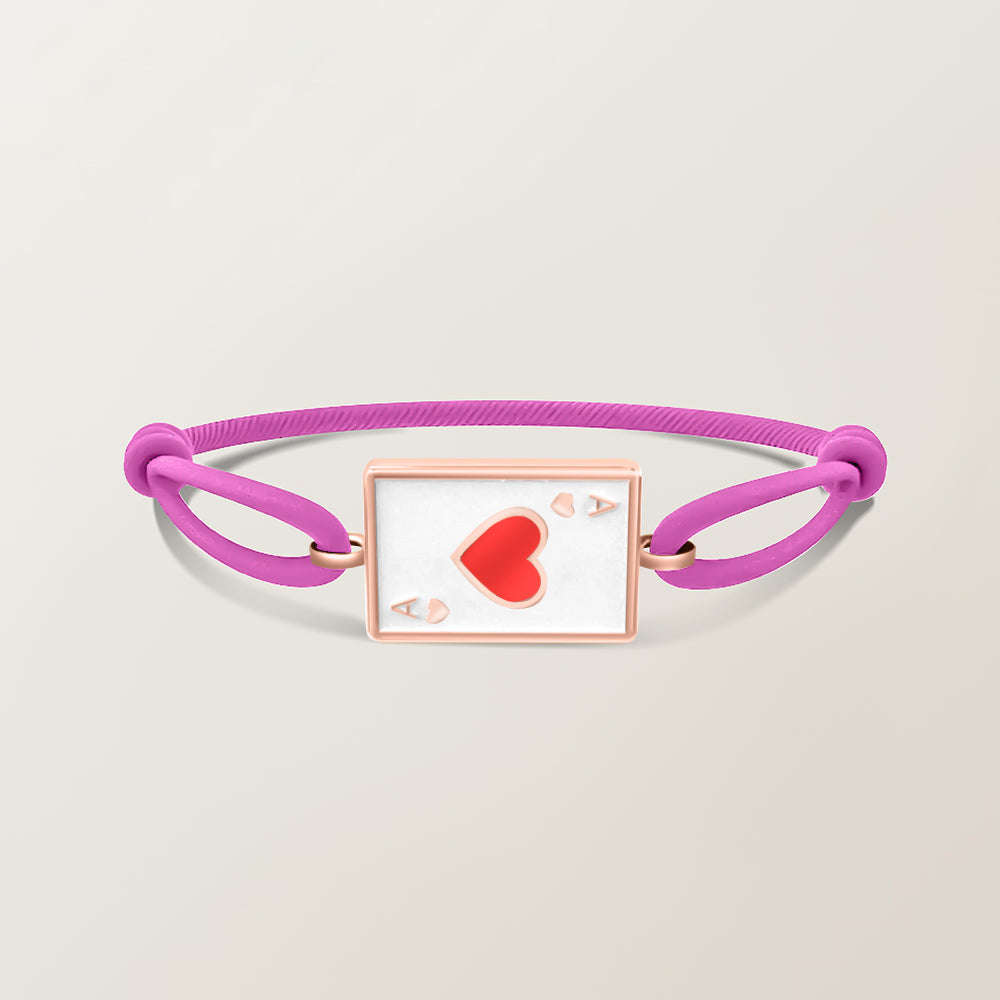 Playing card bracelet