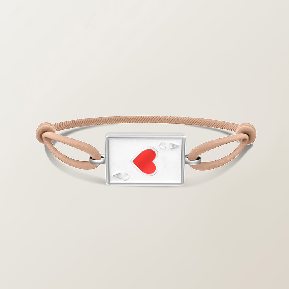Playing card bracelet