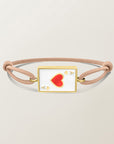Playing card bracelet