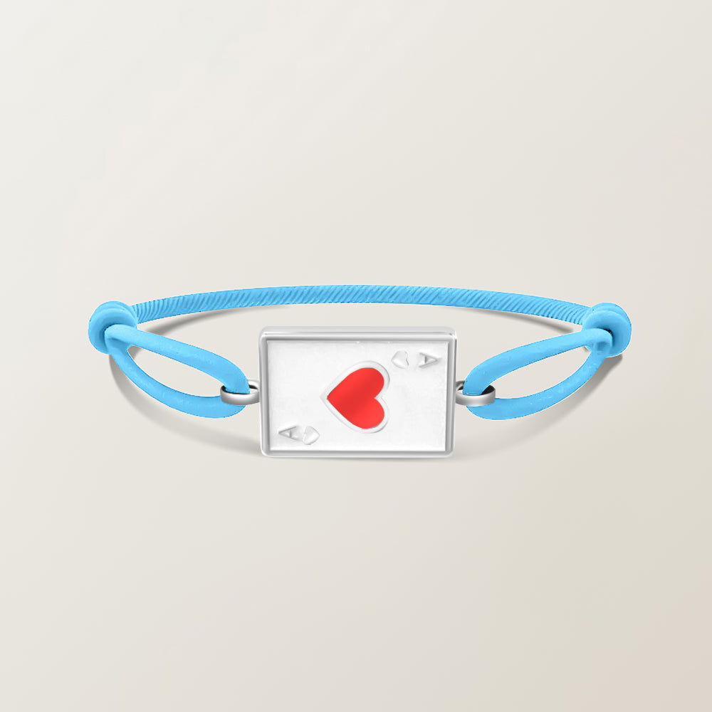 Playing card bracelet